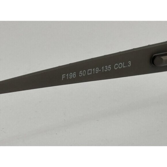 Fusion - 50-19-135 F196 COL. 3 Black Striped Rectangle Glasses Frames - Picture 7 of 8